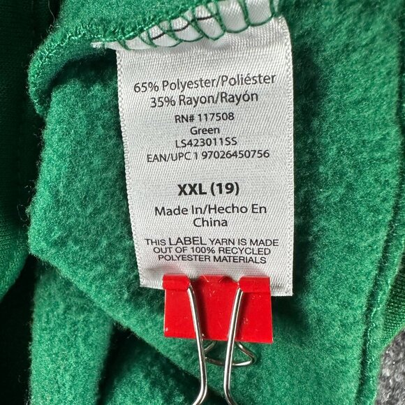 Wound Up Sweatshirt Womens XXL Green What The Elf IS Going On Christmas Top - Picture 5 of 7